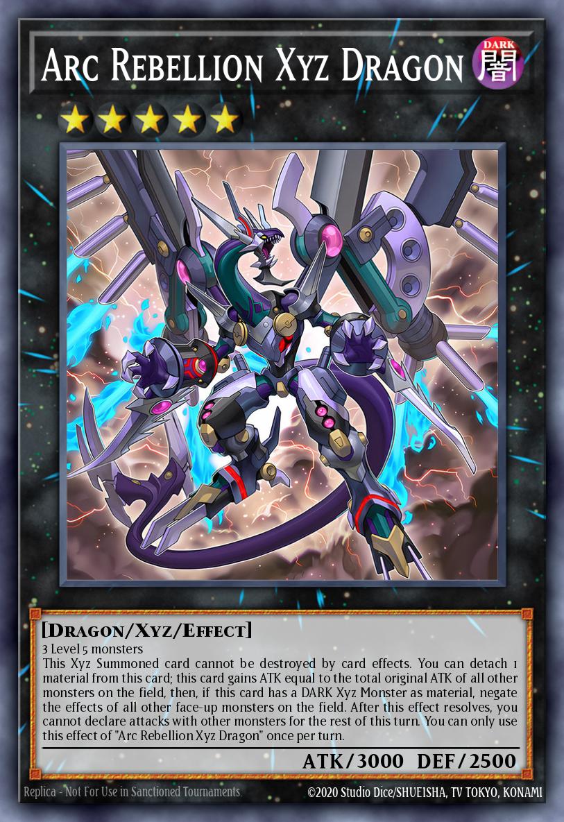 Arc Rebellion Xyz Dragon Yu-Gi-Oh card