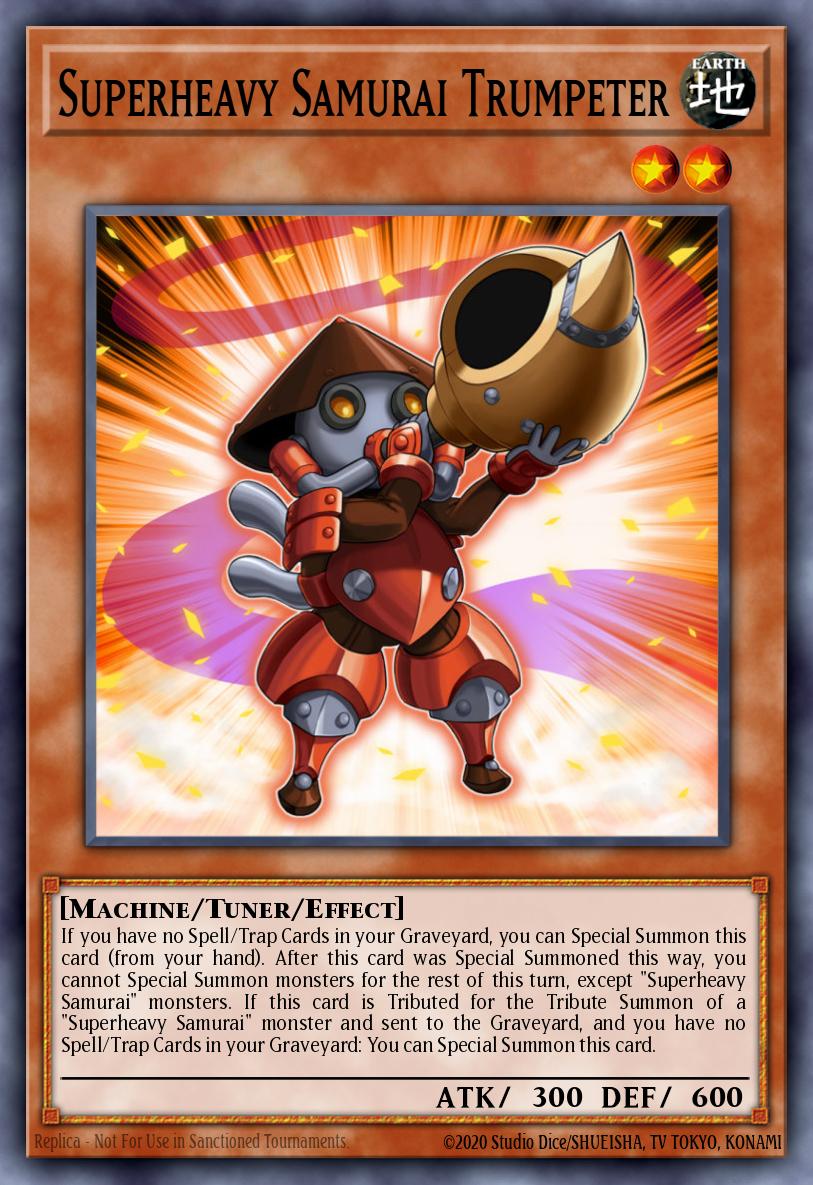 Superheavy Samurai Trumpeter Yu-Gi-Oh card