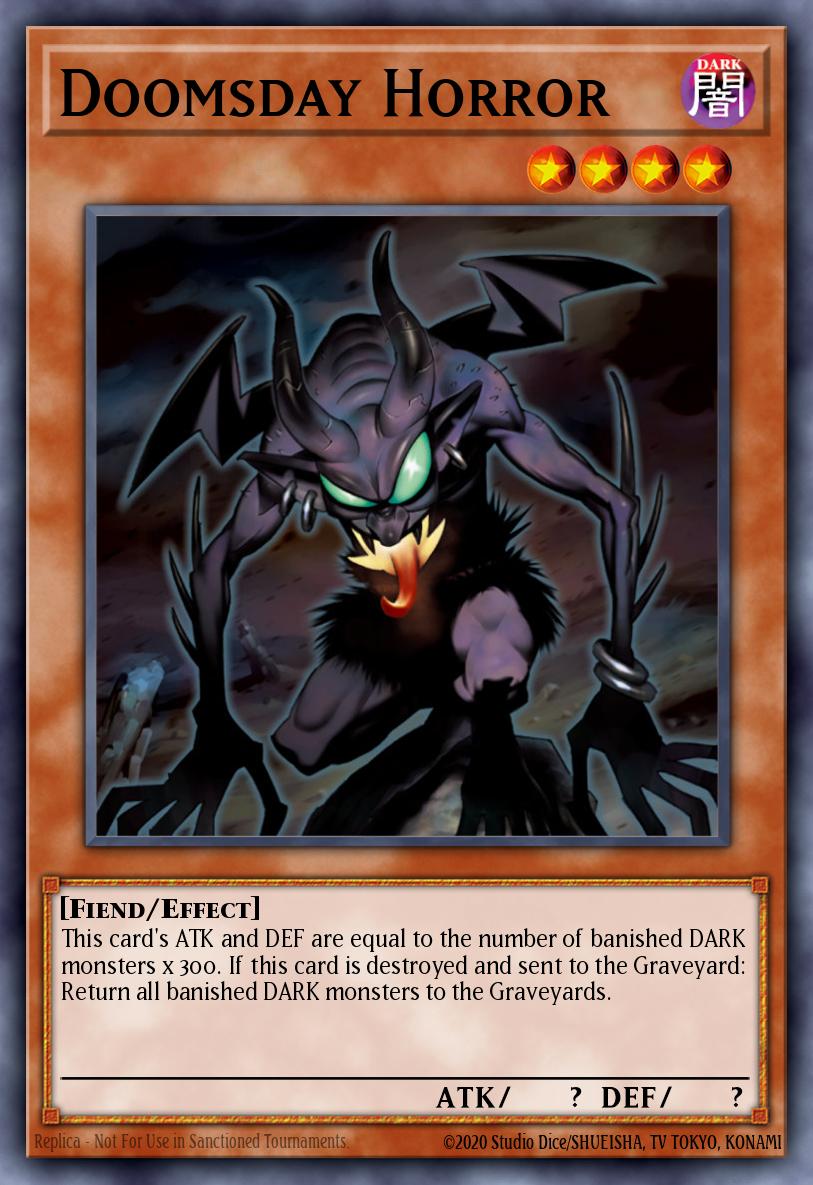 Doomsday Horror Yu-Gi-Oh card