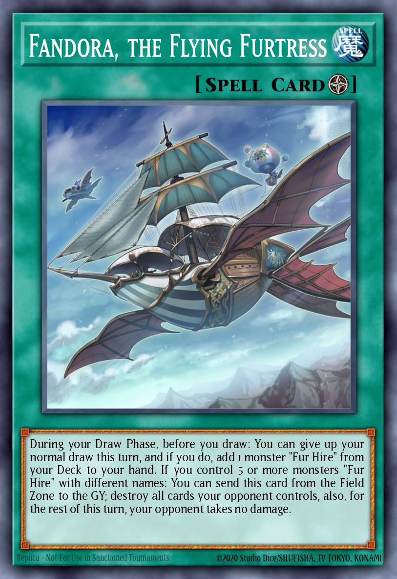 Fandora, the Flying Furtress Yu-Gi-Oh card