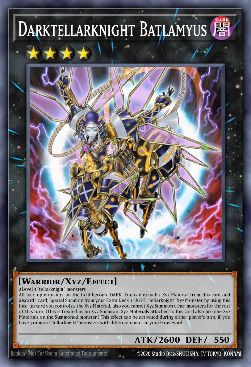 Darktellarknight Batlamyus Yu-Gi-Oh card