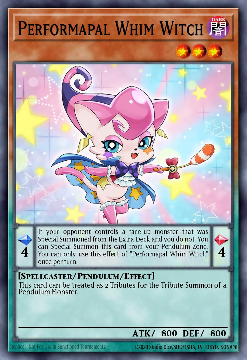 Performapal Whim Witch Yu-Gi-Oh card