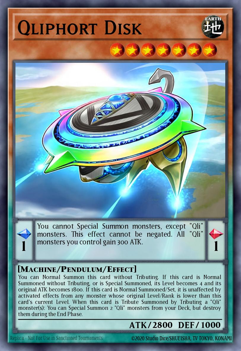 Qliphort Disk Yu-Gi-Oh card
