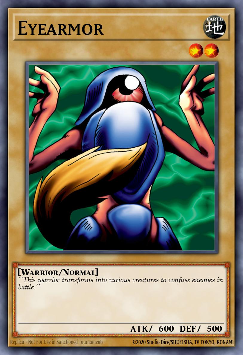 Eyearmor Yu-Gi-Oh card