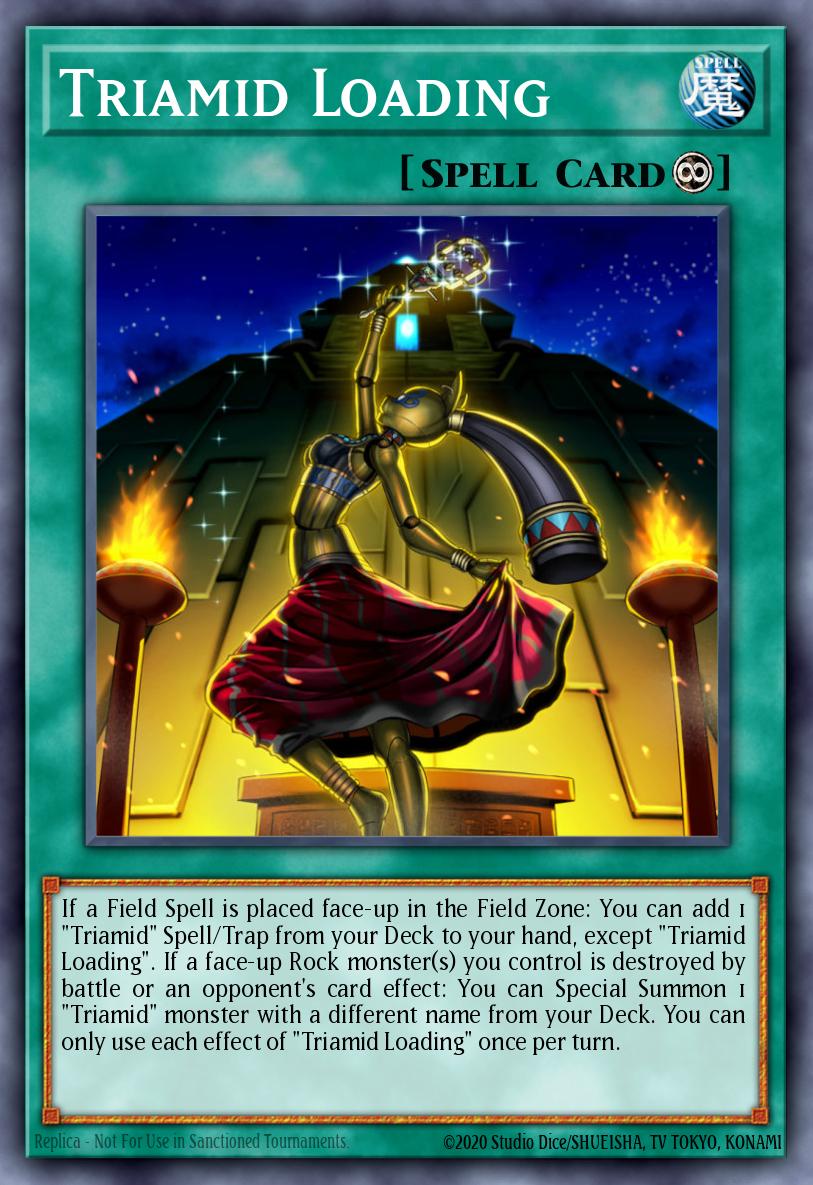 Triamid Loading Yu-Gi-Oh card