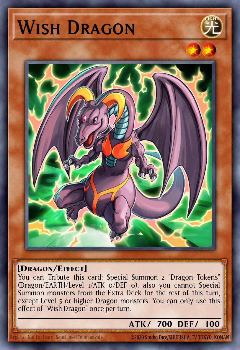Wish Dragon Yu-Gi-Oh card