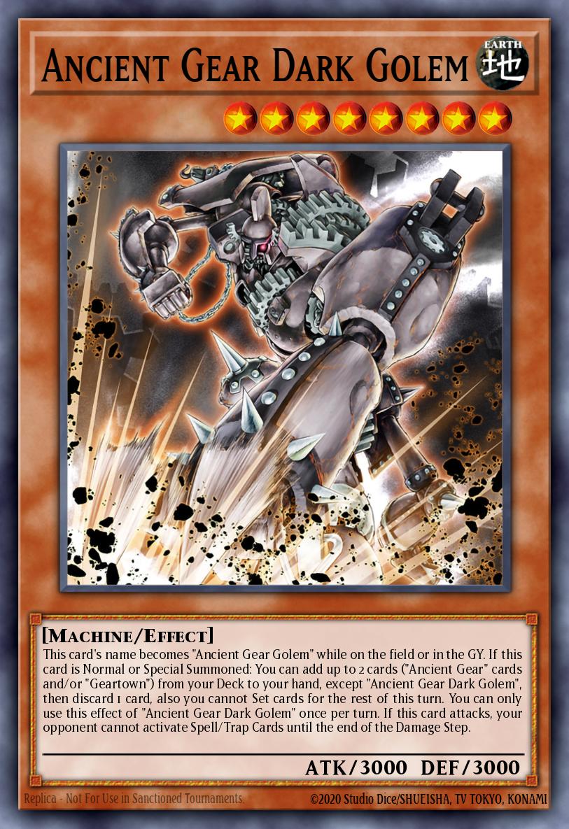 Ancient Gear Dark Golem Yu-Gi-Oh card