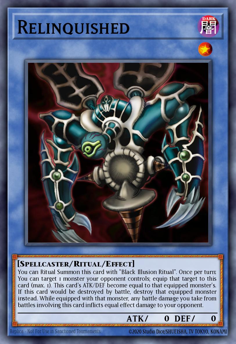 Relinquished Yu-Gi-Oh card