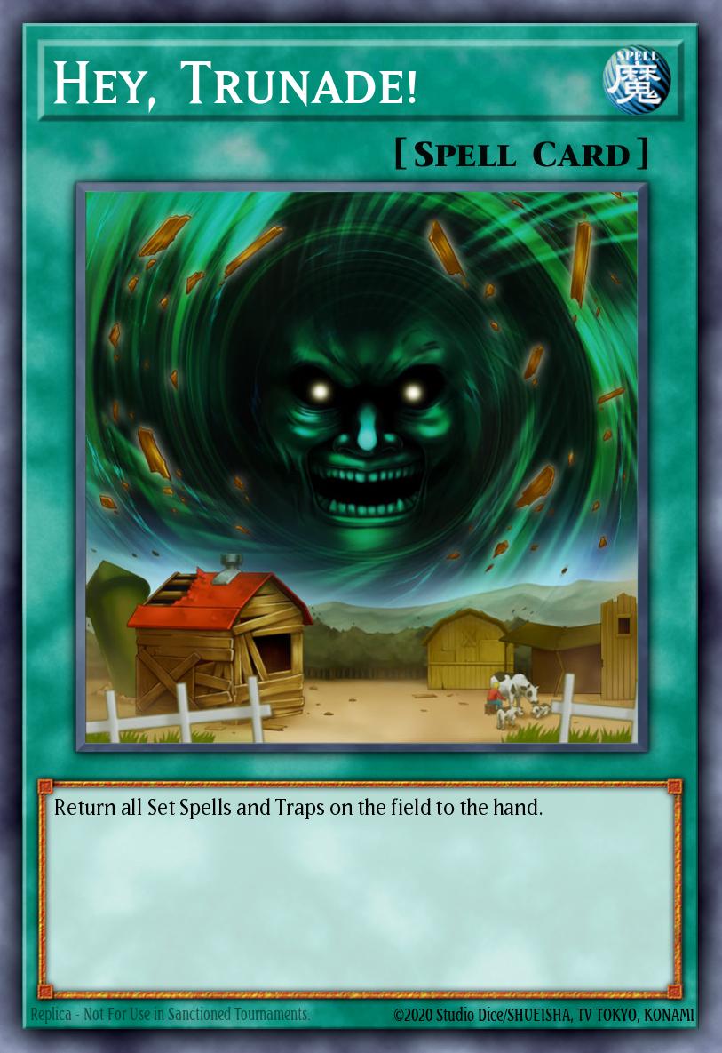 Hey, Trunade! Yu-Gi-Oh card