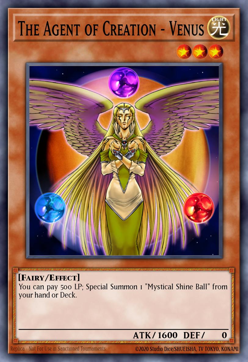 The Agent of Creation - Venus Yu-Gi-Oh card