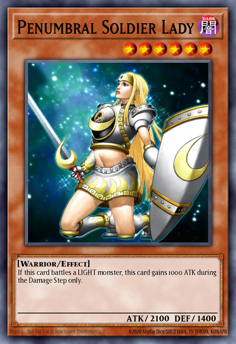 Penumbral Soldier Lady Yu-Gi-Oh card