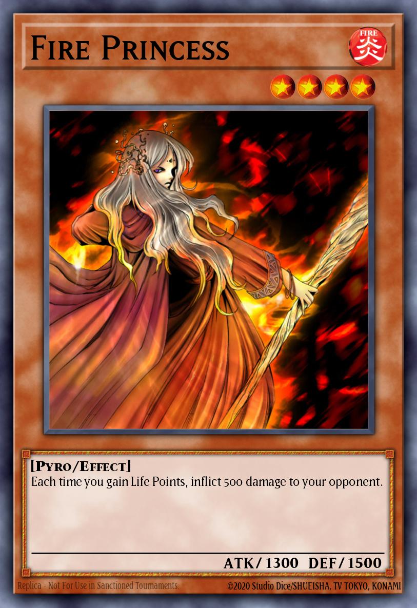 Fire Princess Yu-Gi-Oh card