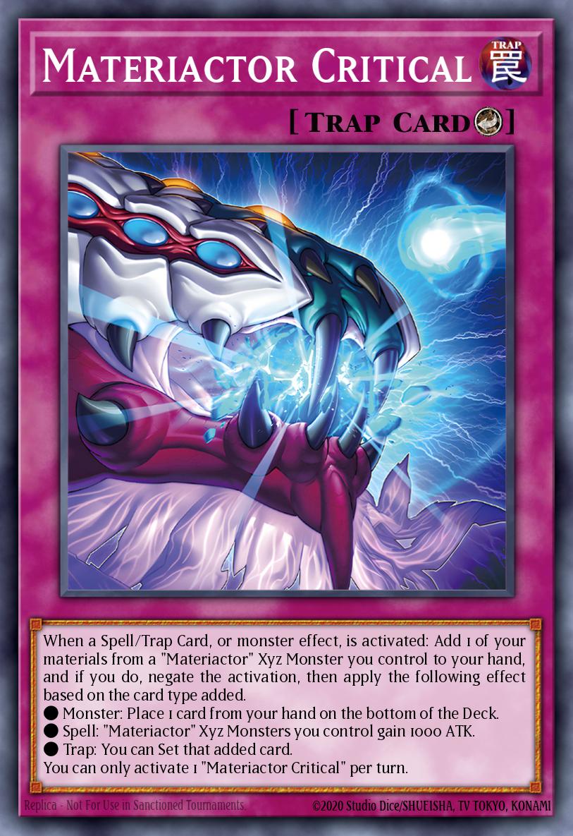 Materiactor Critical Yu-Gi-Oh card
