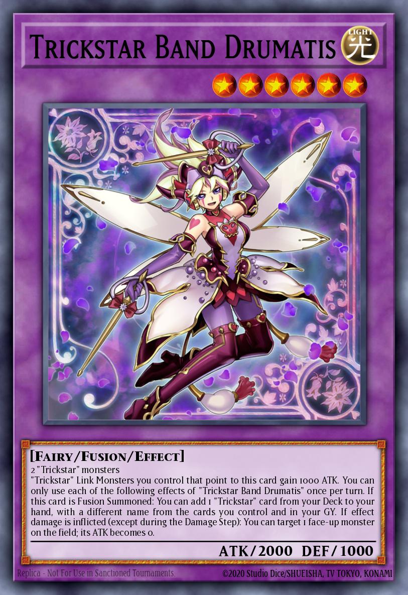 Trickstar Band Drumatis Yu-Gi-Oh card