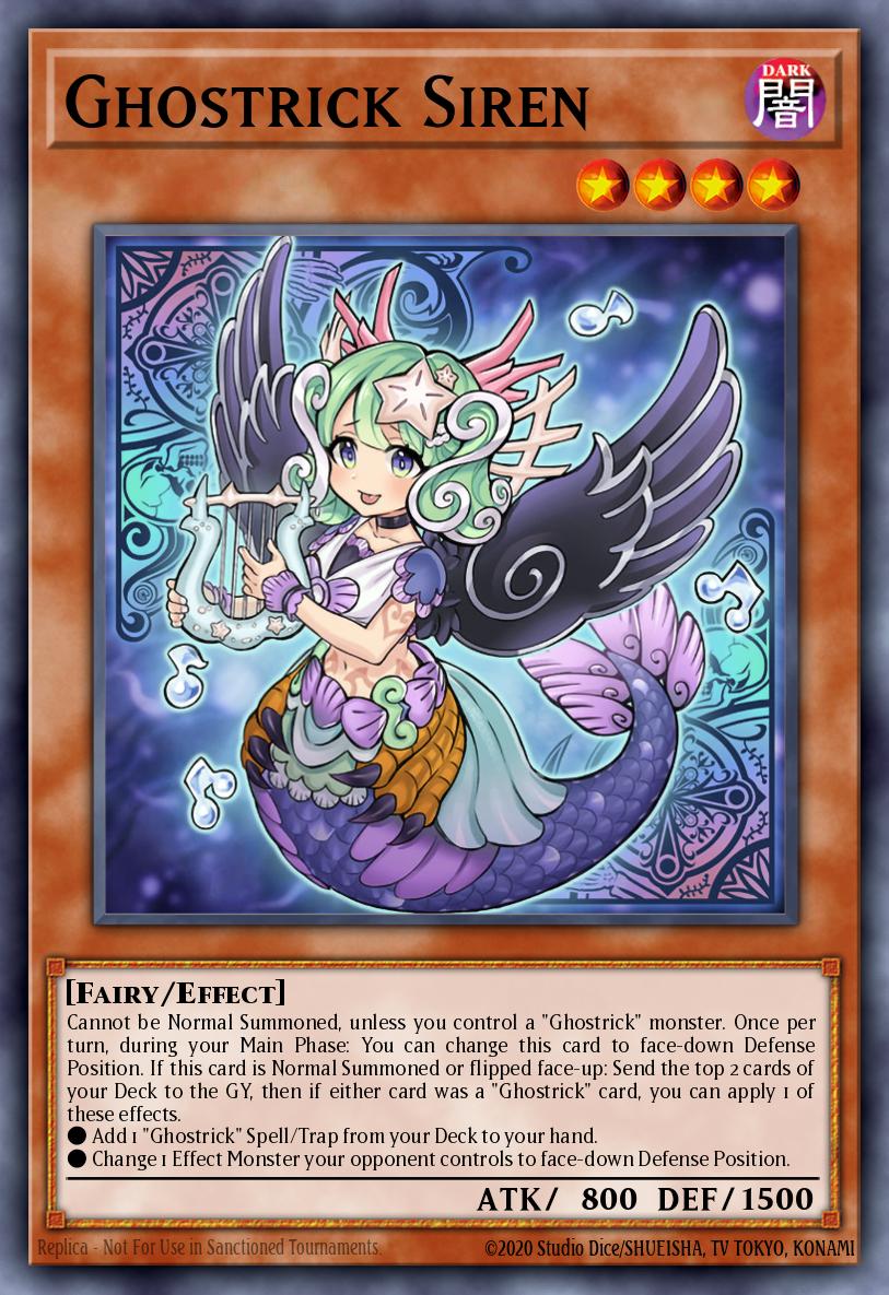 Ghostrick Siren Yu-Gi-Oh card