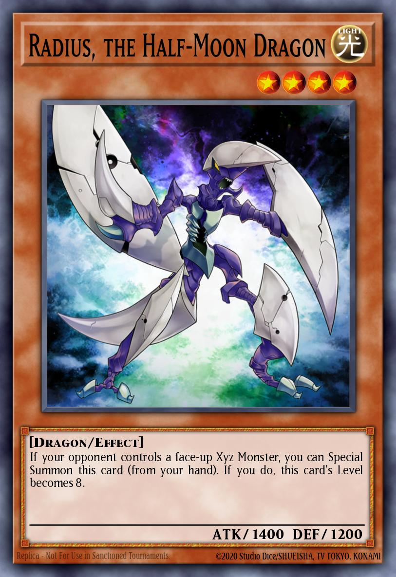 Radius, the Half-Moon Dragon Yu-Gi-Oh card