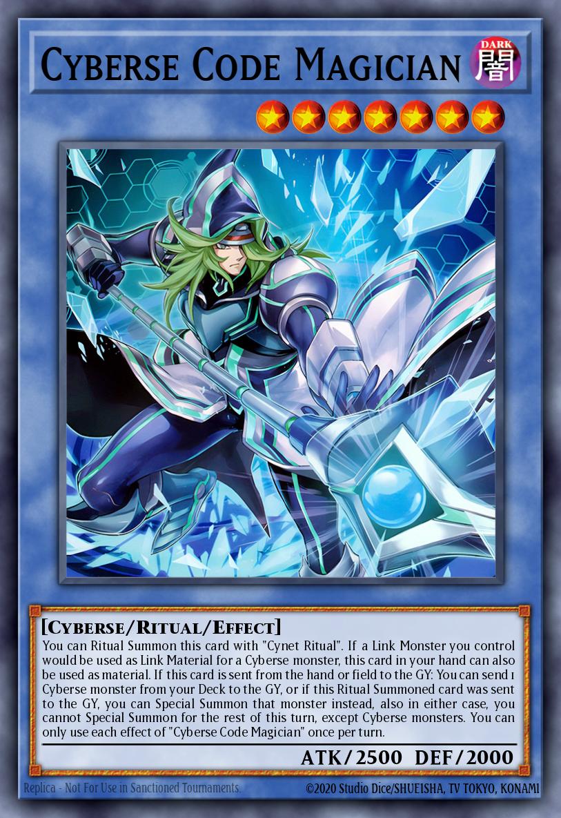Cyberse Code Magician Yu-Gi-Oh card