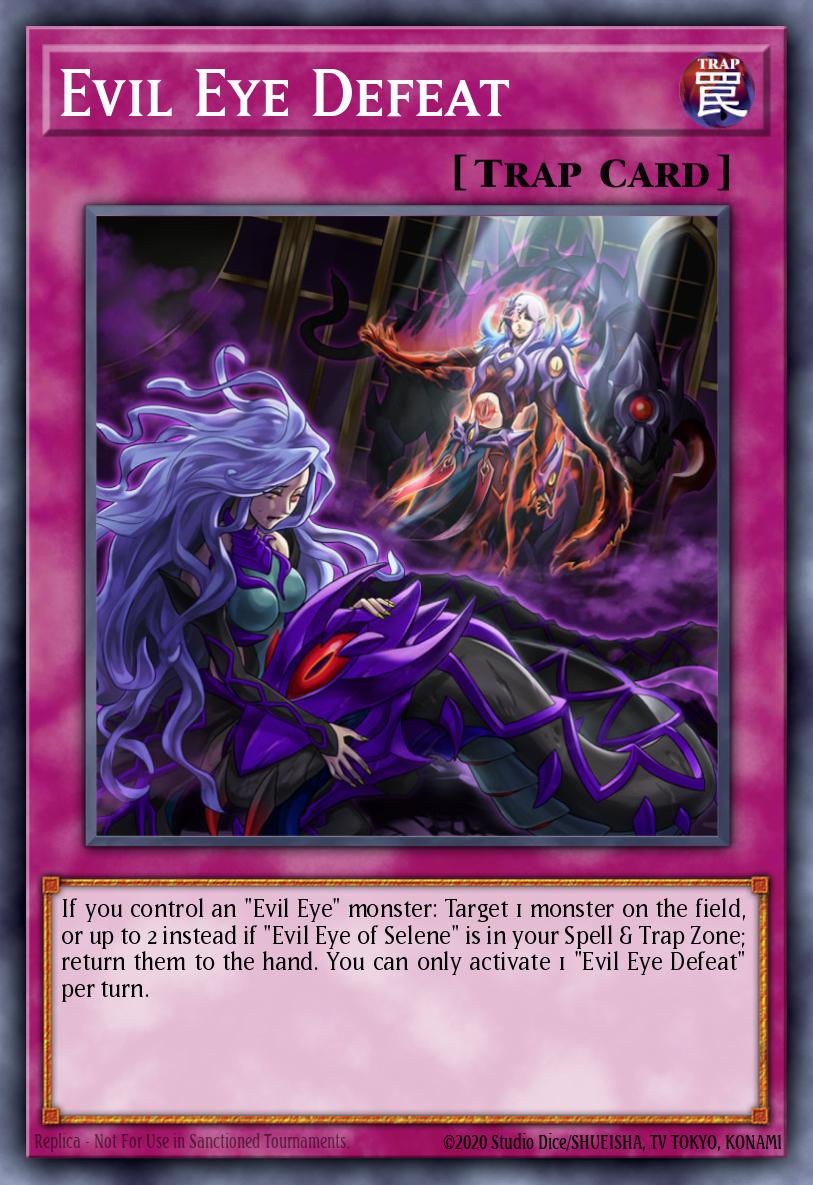 Evil Eye Defeat Yu-Gi-Oh card