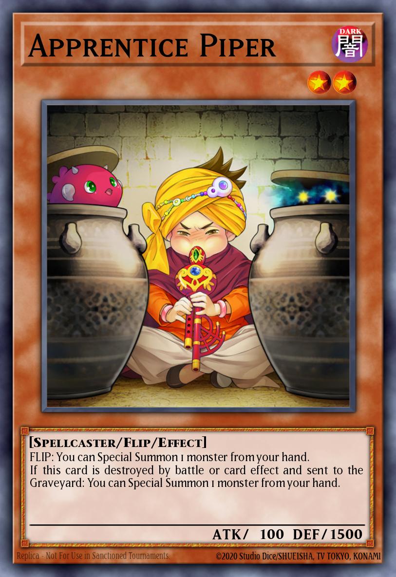 Apprentice Piper Yu-Gi-Oh card