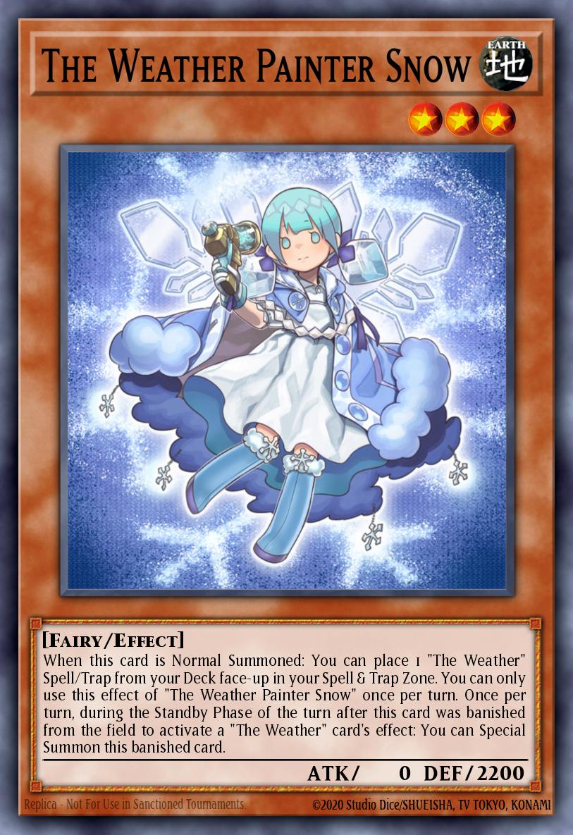The Weather Painter Snow Yu-Gi-Oh card