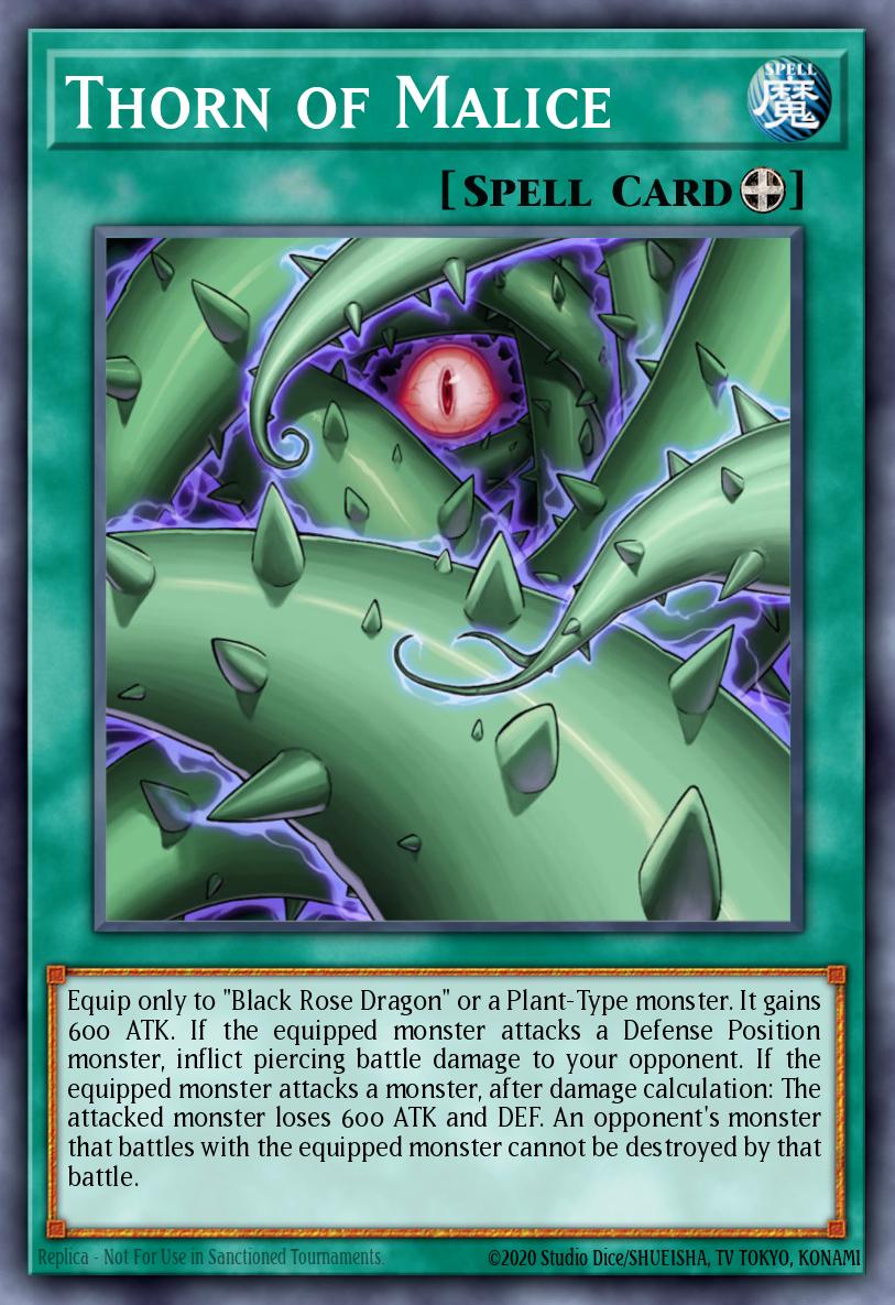 Thorn of Malice Yu-Gi-Oh card