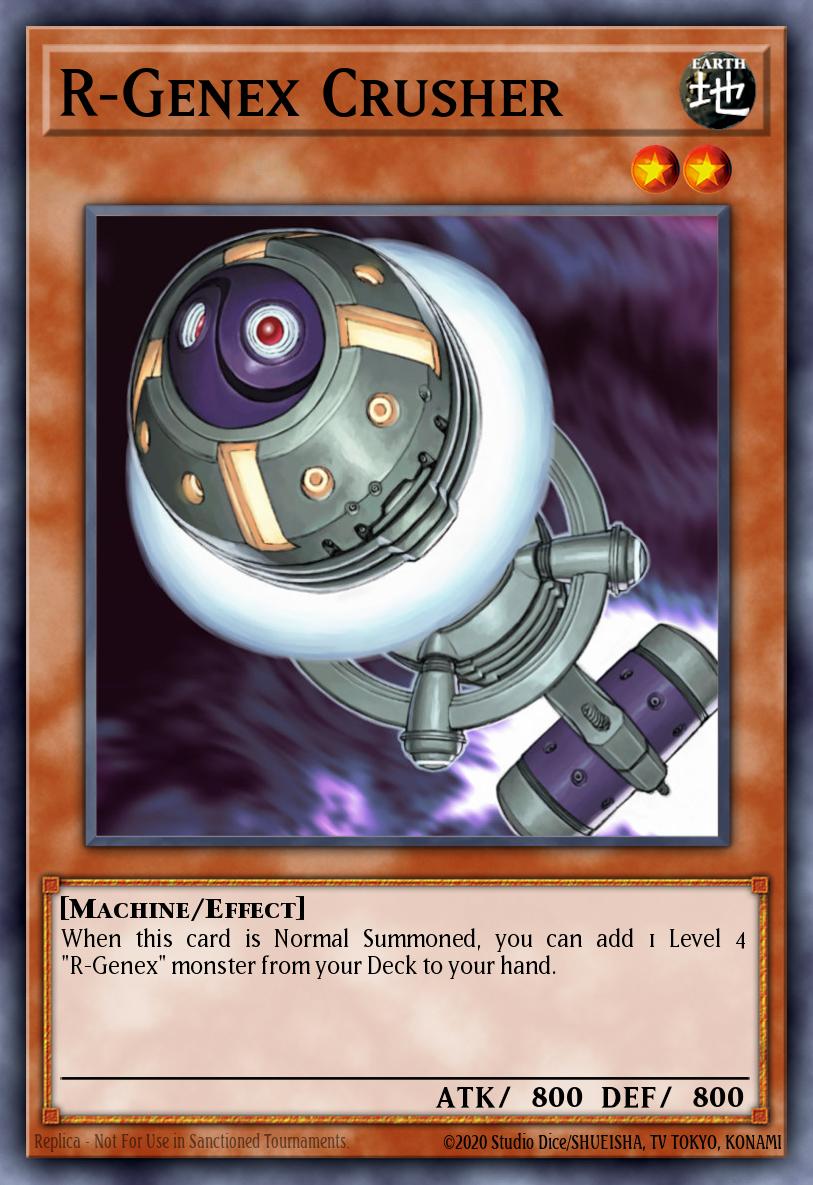 R-Genex Crusher Yu-Gi-Oh card