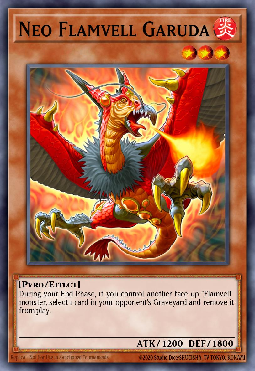Neo Flamvell Garuda Yu-Gi-Oh card