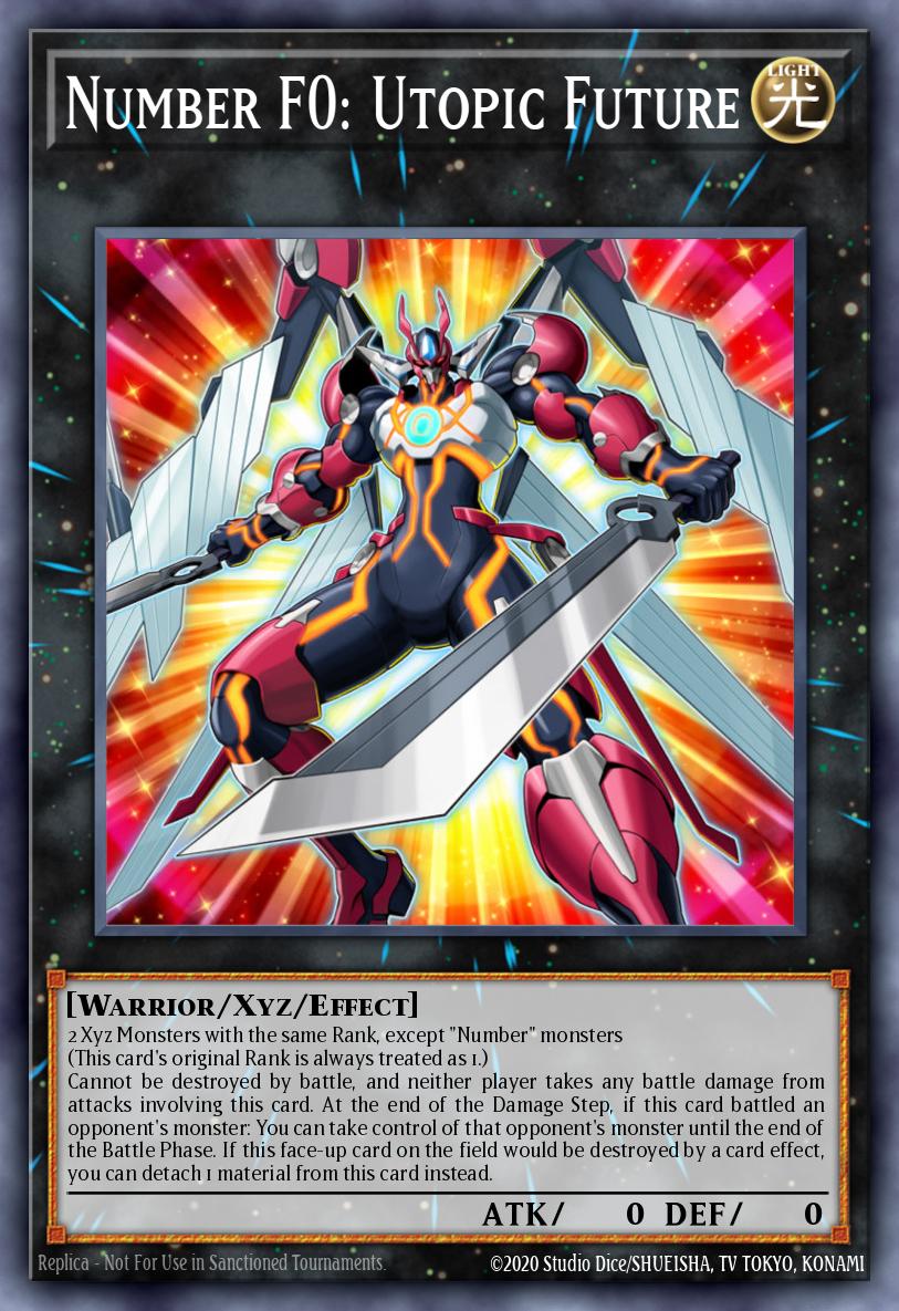 Number F0: Utopic Future Yu-Gi-Oh card