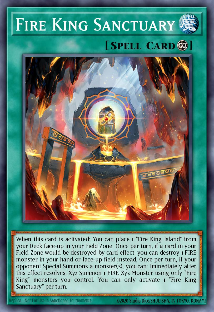 Fire King Sanctuary Yu-Gi-Oh card