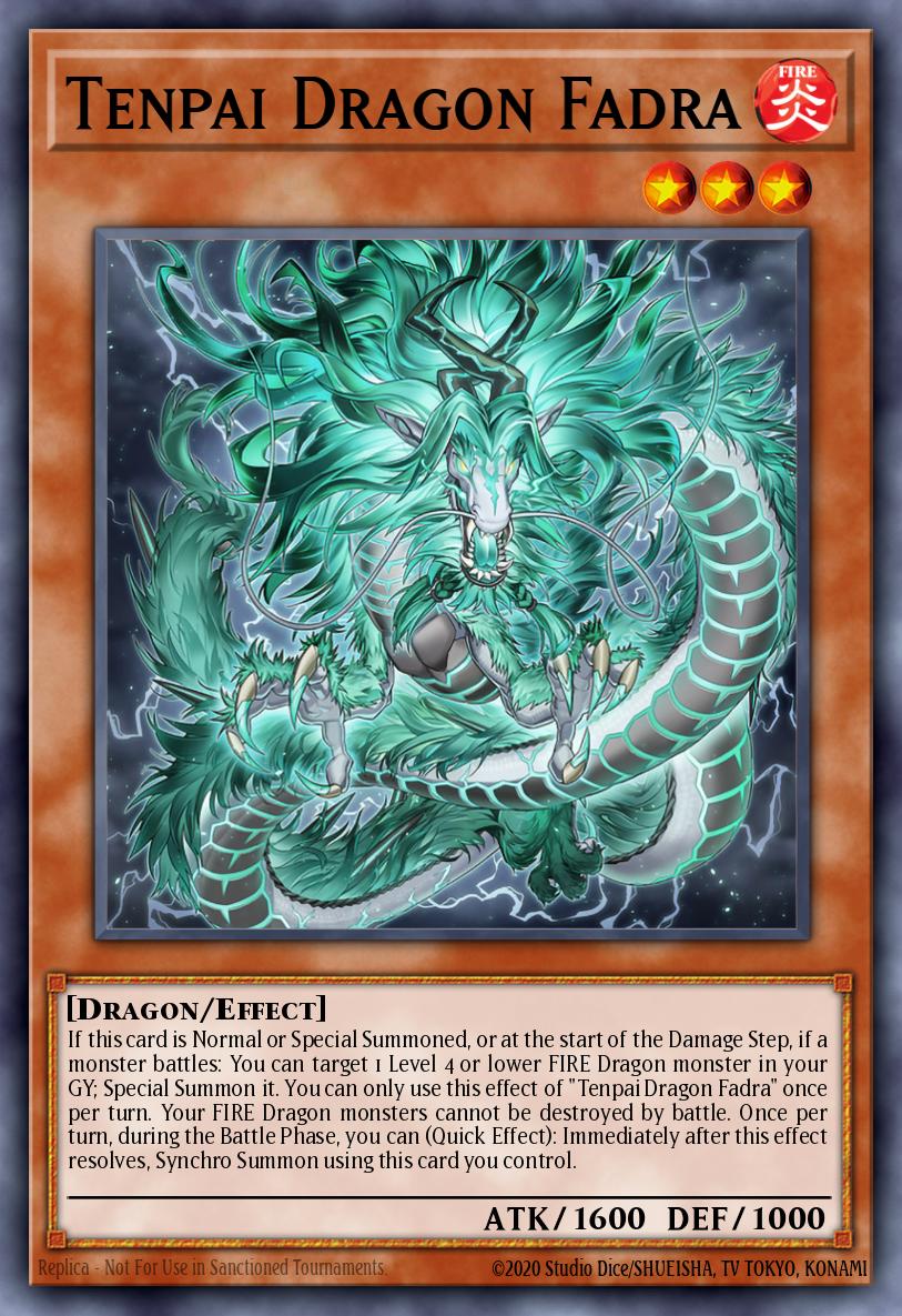 Tenpai Dragon Fadra Yu-Gi-Oh card