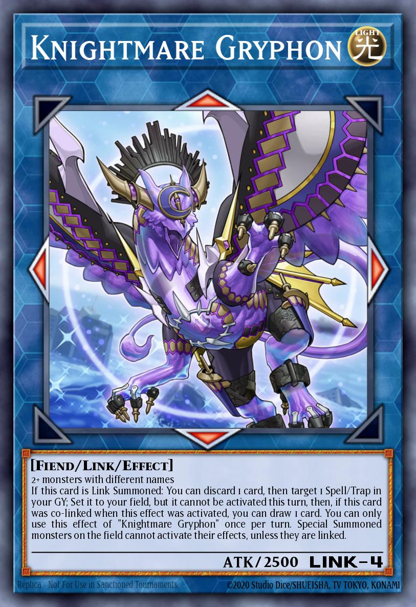 Knightmare Gryphon Yu-Gi-Oh card