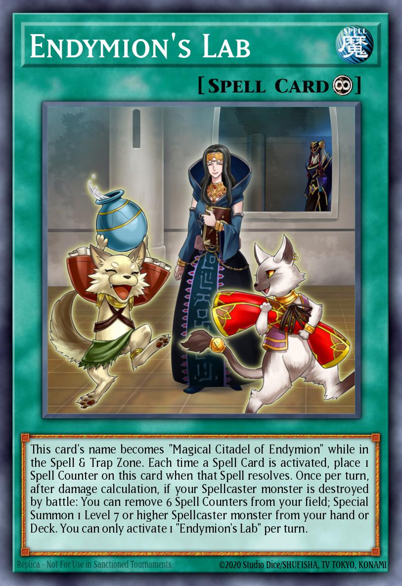 Endymion's Lab Yu-Gi-Oh card