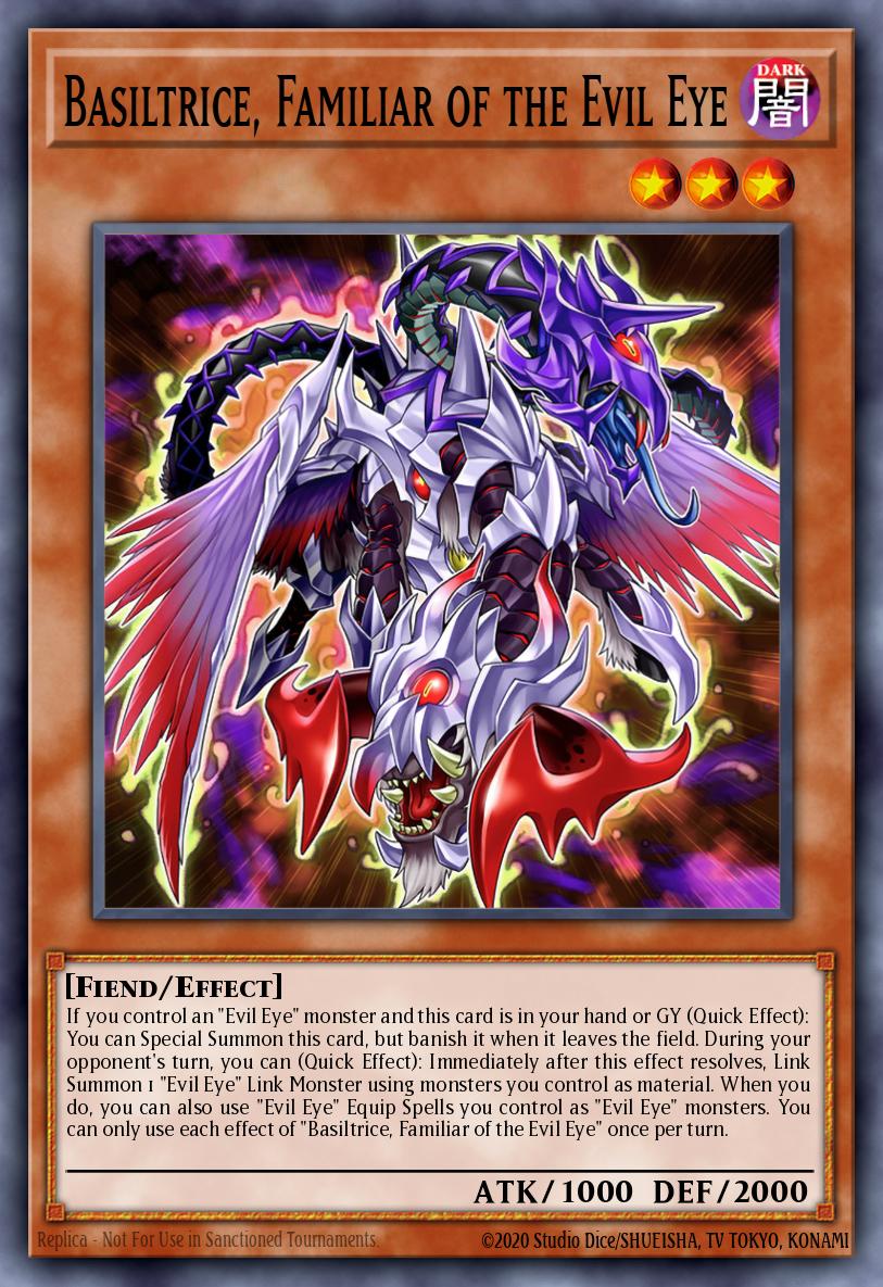Basiltrice, Familiar of the Evil Eye Yu-Gi-Oh card