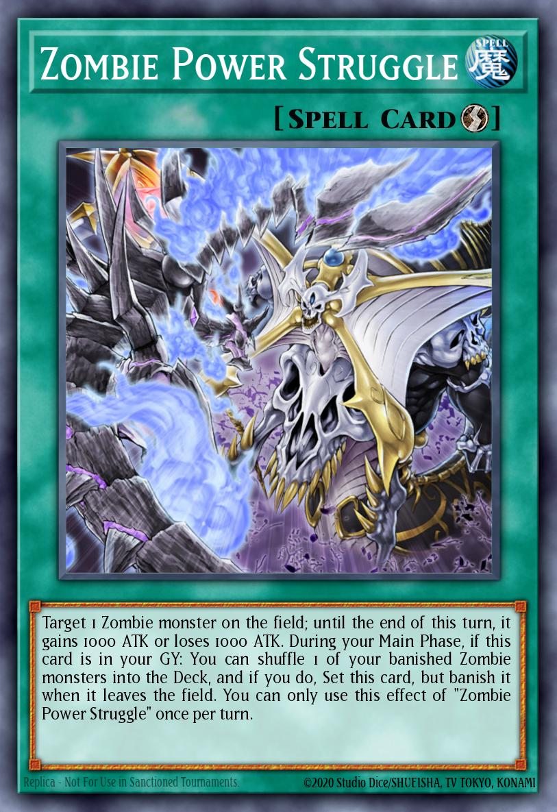 Zombie Power Struggle Yu-Gi-Oh card
