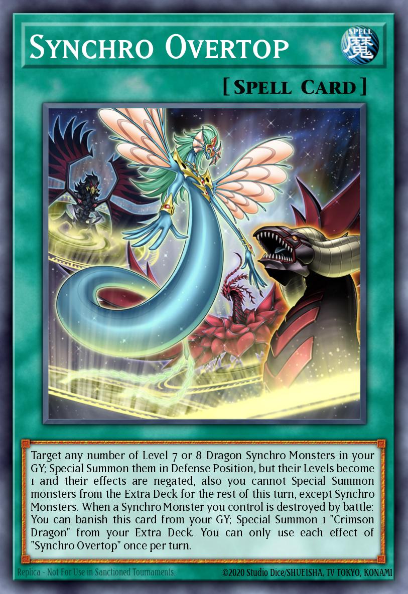 Synchro Overtop Yu-Gi-Oh card