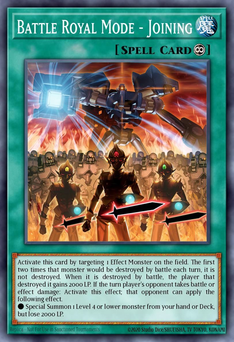 Battle Royal Mode - Joining Yu-Gi-Oh card