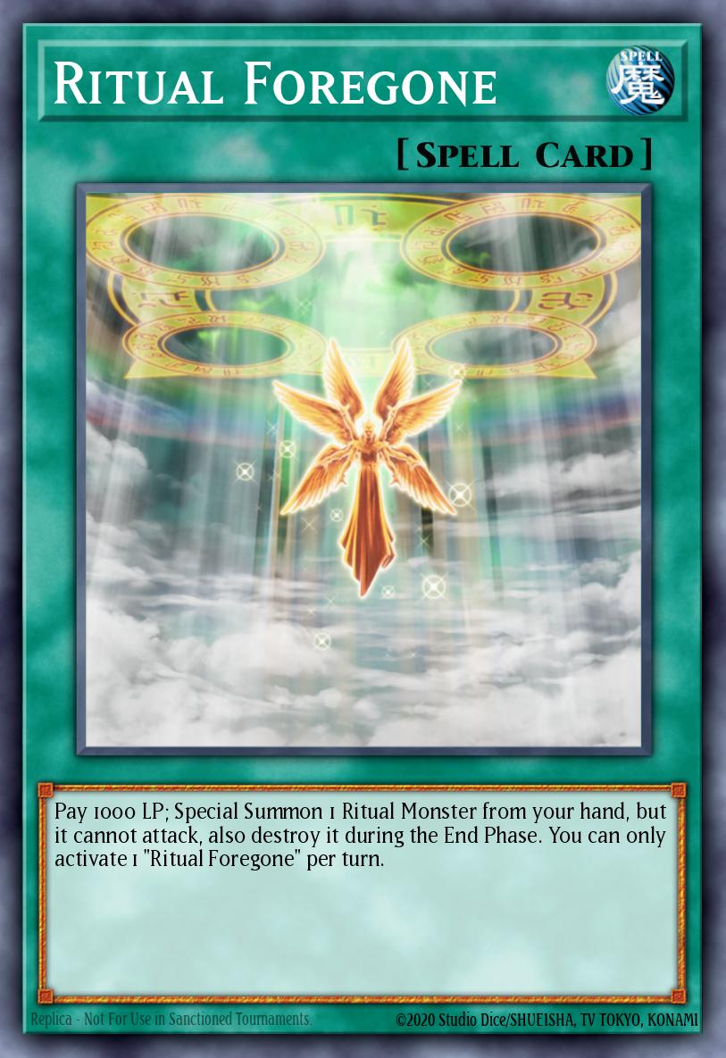 Ritual Foregone Yu-Gi-Oh card
