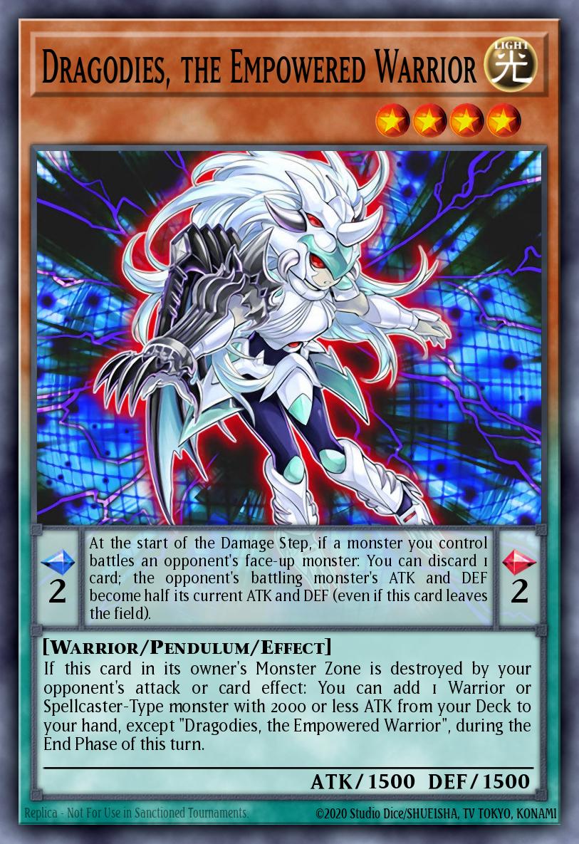 Dragodies, the Empowered Warrior Yu-Gi-Oh card