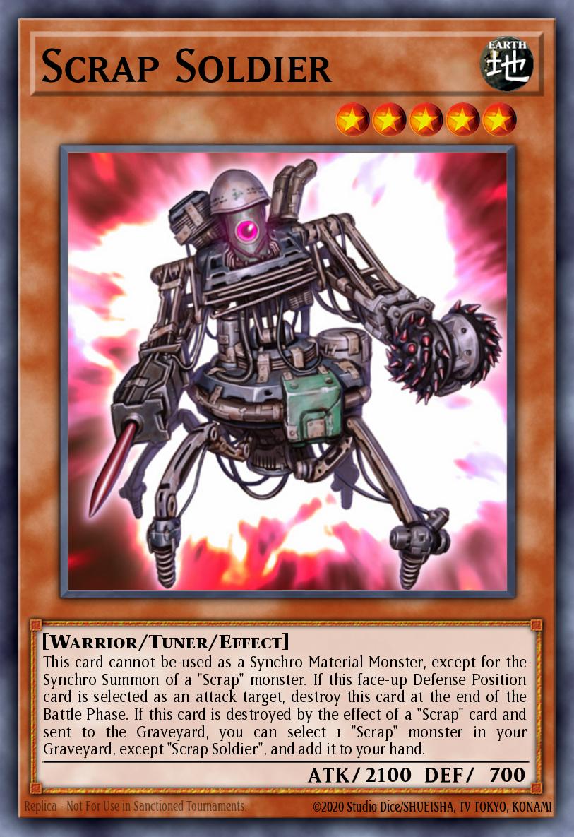 Scrap Soldier Yu-Gi-Oh card