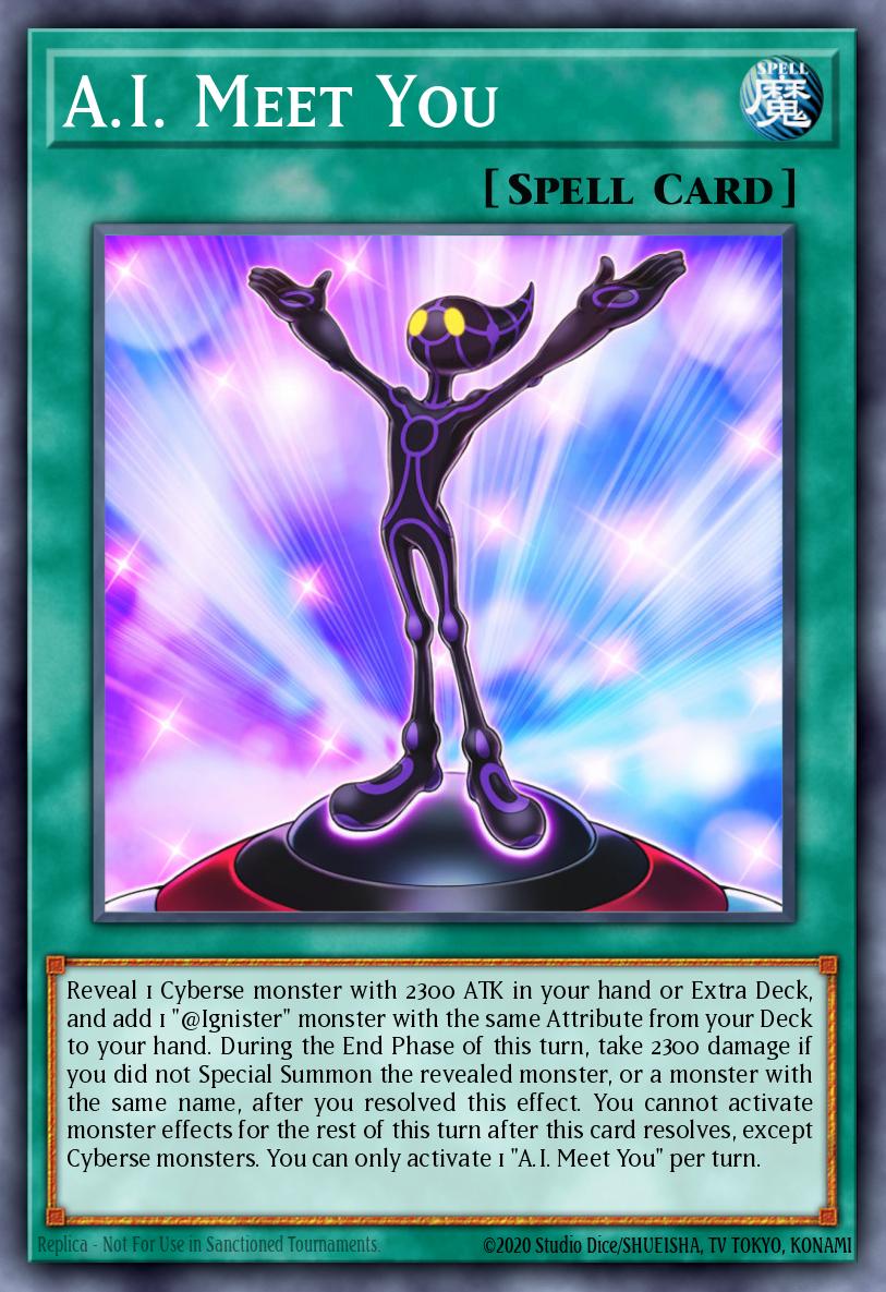 A.I. Meet You Yu-Gi-Oh card
