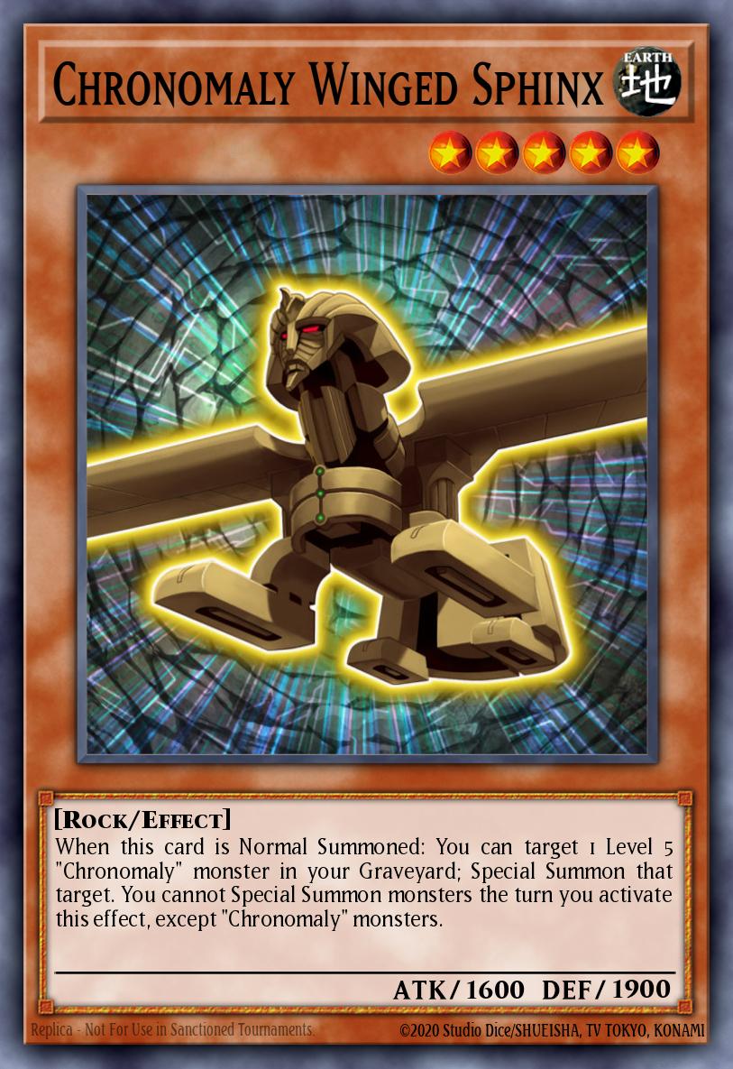 Chronomaly Winged Sphinx Yu-Gi-Oh card