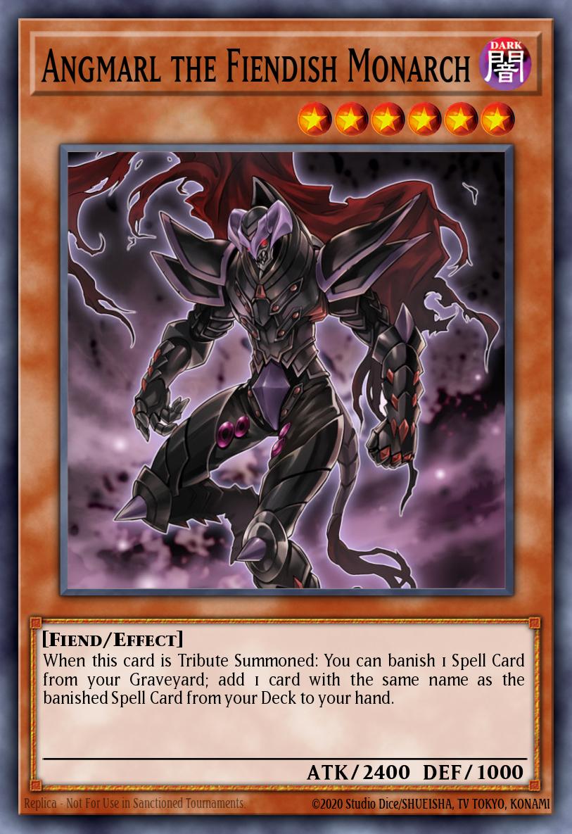 Angmarl the Fiendish Monarch Yu-Gi-Oh card