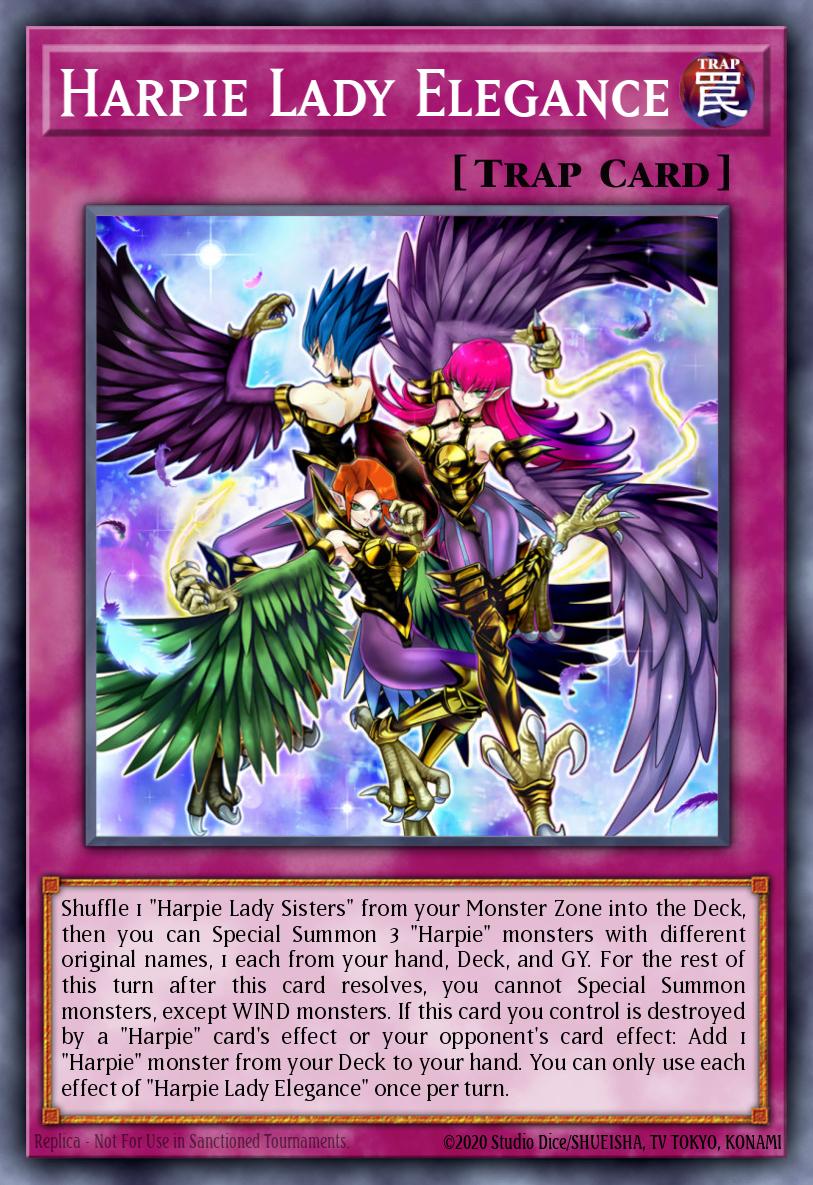 Harpie Lady Elegance Yu-Gi-Oh card