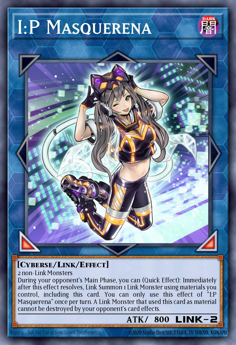 I:P Masquerena Yu-Gi-Oh card