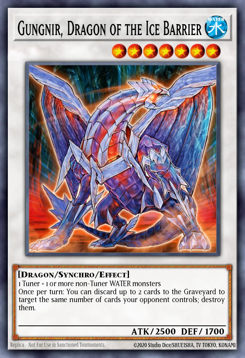 Gungnir, Dragon of the Ice Barrier Yu-Gi-Oh card