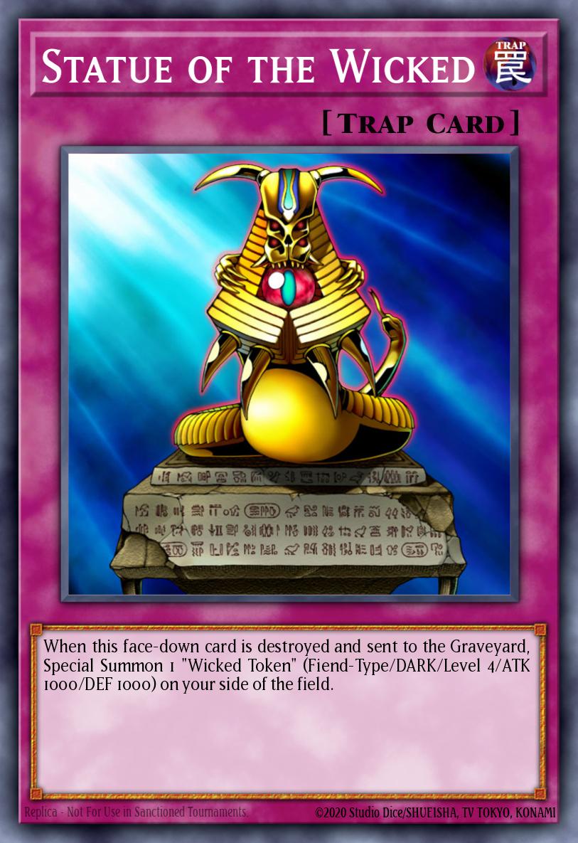 Statue of the Wicked Yu-Gi-Oh card