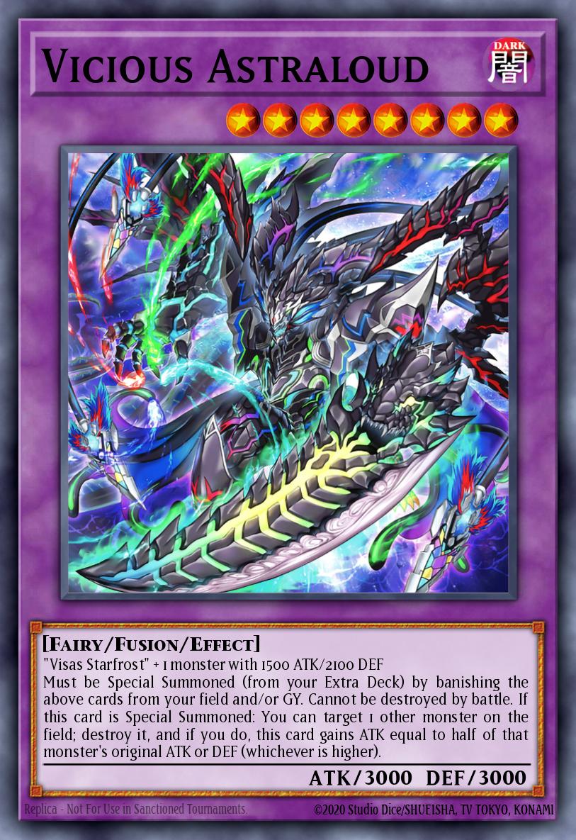 Vicious Astraloud Yu-Gi-Oh card