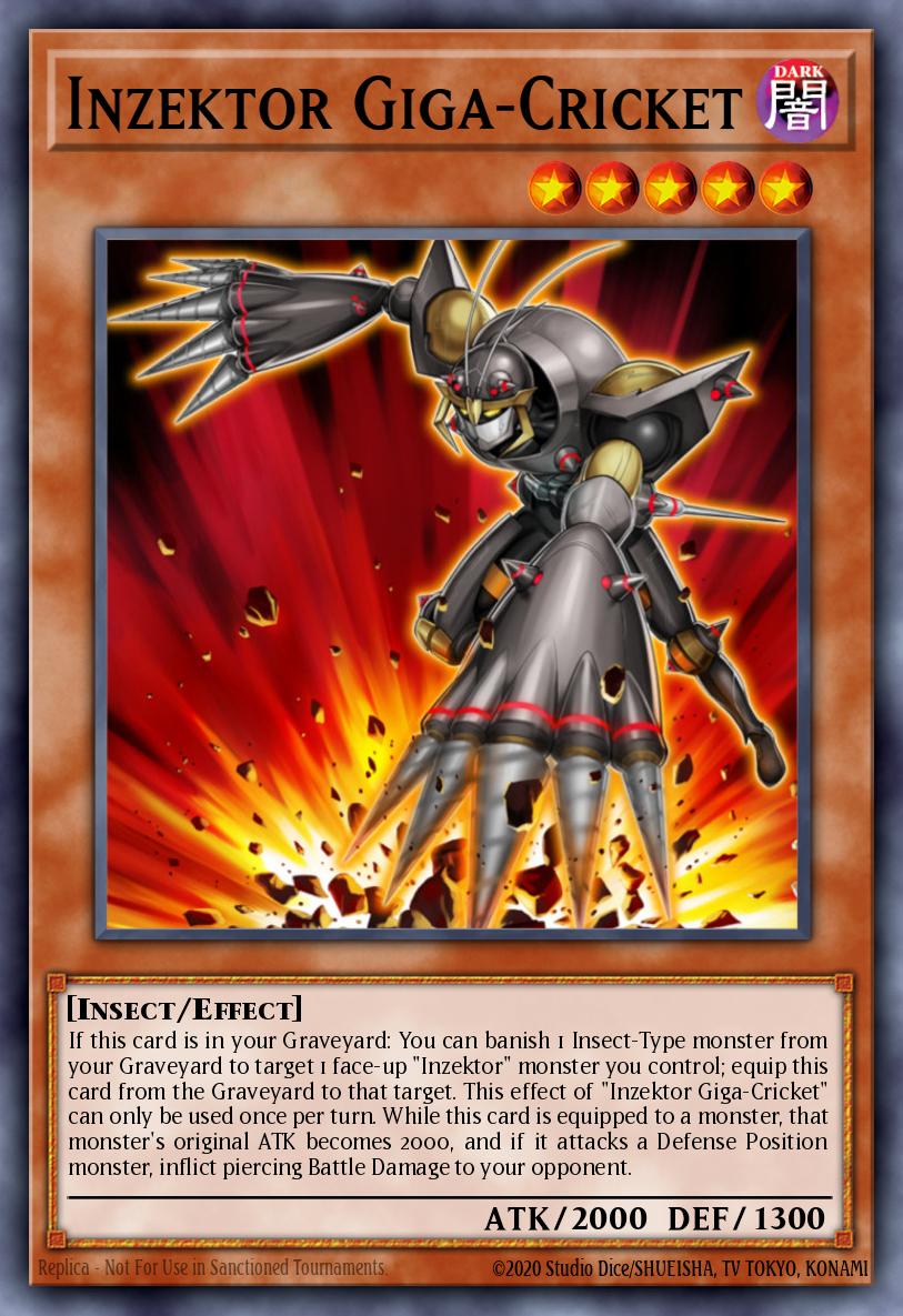 Inzektor Giga-Cricket Yu-Gi-Oh card