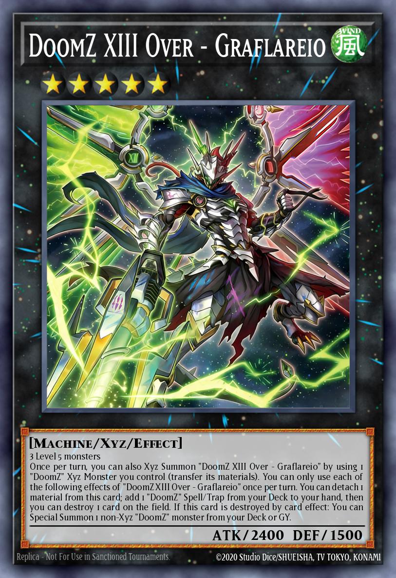 DoomZ XIII Over - Graflareio Yu-Gi-Oh card