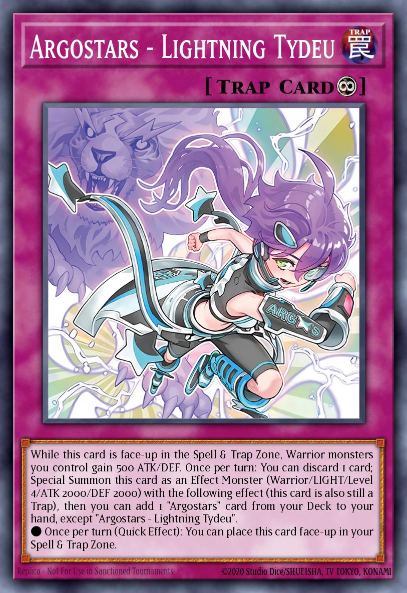Argostars - Lightning Tydeu Yu-Gi-Oh card